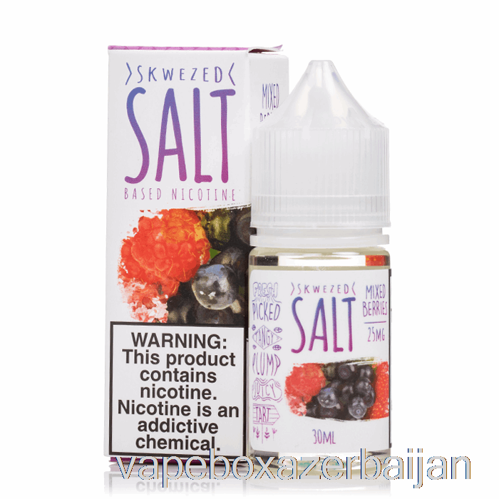 Vape Azerbaijan Mixed Berries - SKWEZED Salts - 30mL 25mg